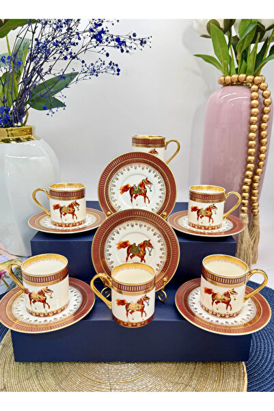 Generic Dark Stallion 6 Piece Limoges My Style Coffee Set