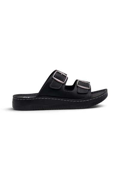 Shoes Alc Flexi̇ 5251 Double Buckle Men's Slippers