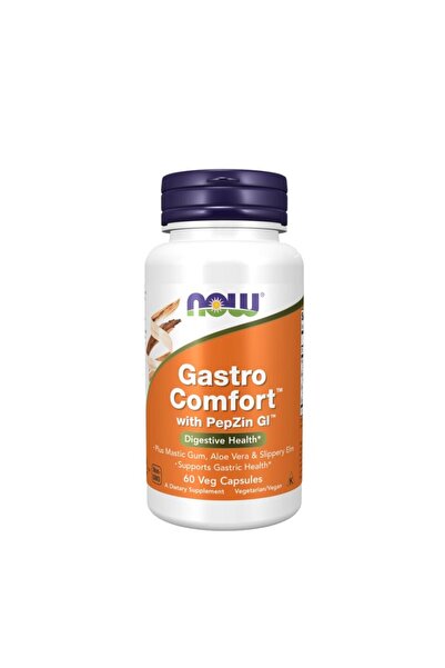 Now Foods Гастро Комфорт с ПепЗин GI 60 капсули -