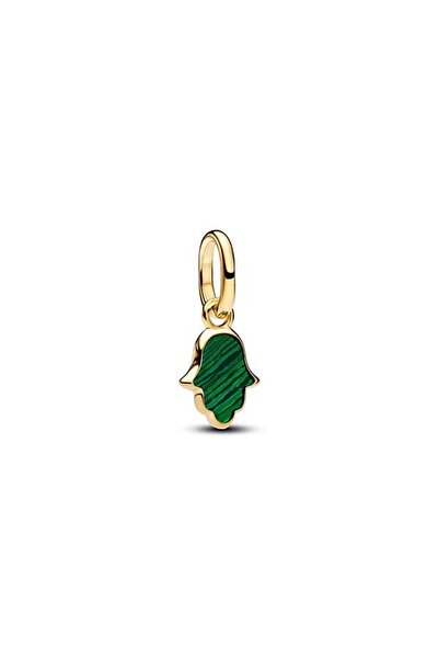 Pandora Yeşil Fatma Eli Mini Sallantılı Charm