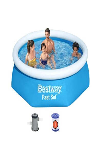 ACTEN Bestway Fast Set Pool Set+ Filter Pump 2.44M X 61Cm 26-57450