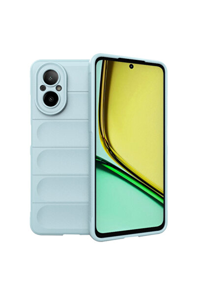 Techsuit Калъф за Realme C67 4G, Магически щит, удароустойчива защита, син