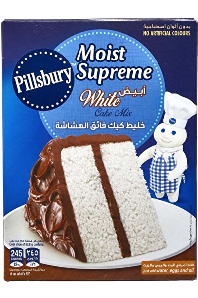 Pillsbury خليط الكيك الأبيض 485 جرام