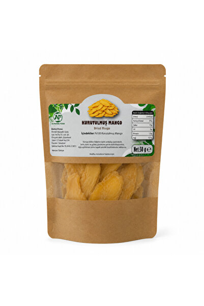 AF ALPAYDIN FOOD KURUTULMUŞ ŞEKERSİZ NATUREL MANGO 50 GR Dried Mango