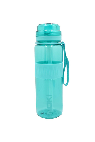 Noki Tritan Pipetli Su Matarası Turkuaz 590 ML
