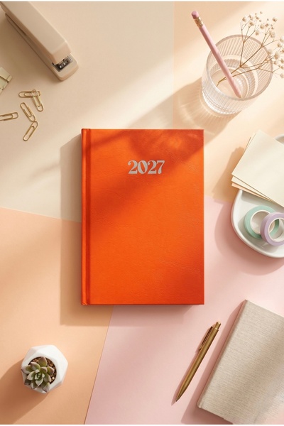Lizy 2027 GÜNLÜK AJANDA - CİLTBEZİ KAPAK - 168 YAPRAK