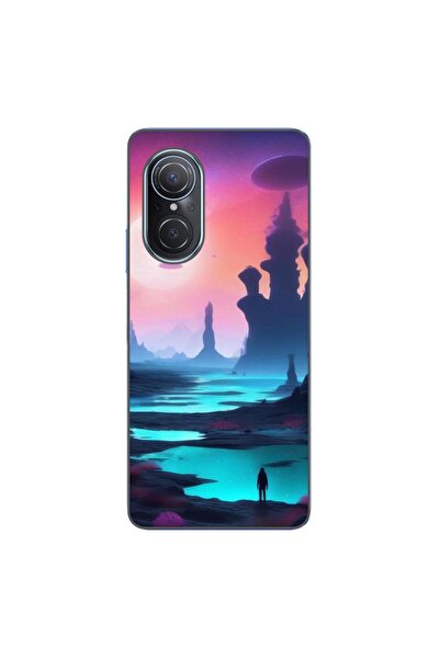 OEM Husa compatibila cu Huawei Nova 9 SE Silicon Gel Tpu Model Mystic Planet
