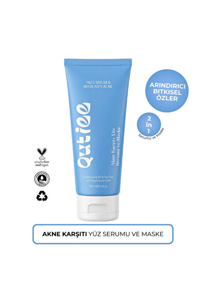 Akne Karşıtı Yüz Serumu ve Maske (2in1)