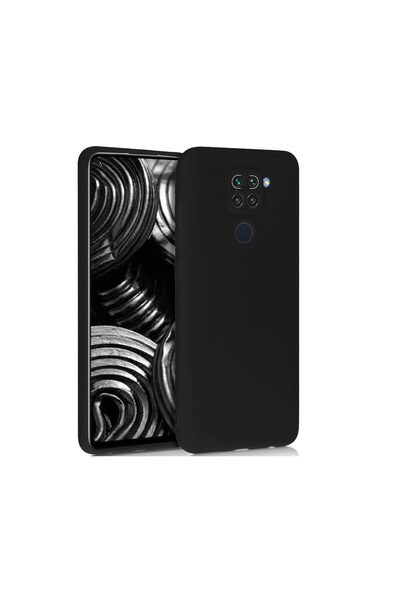 lemontti Husa Xiaomi Redmi Note 9 Silicon Silky Negru