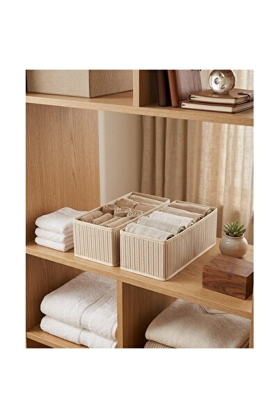 Pixue 2-Piece Drawer Accordion Organizer Set (1Adetmboy-1Adetlboy) Drawer Org...