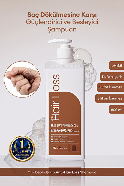 Milk Baobab Saç Dökülmesine Karşı Güçlendirici ve Besleyici Şampuan Pro Anti-...