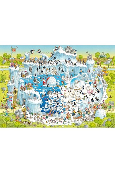 Heye Puzzle 1000 Funky ZOO - Grădina zoologică zimƒÖ