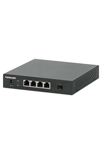 Intellinet Switch cu 5 porturi, 4 porturi Ethernet 2,5G, 10G SFP+