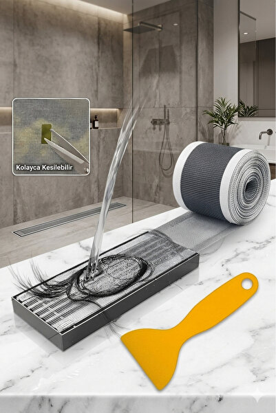 Otaru Banyo Duşakabin Gider Süzgeci Saç Kıl Filtresi Kesilebilir Elek Lavabo ...