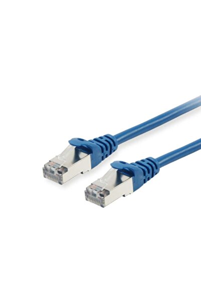 EQUIP Cablu patch Cat6 S/FTP 2xRJ45 0.15m albastru LSZH pungă polietilenă