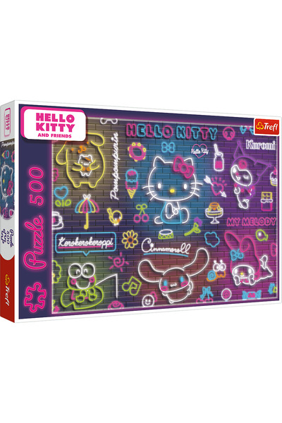 Trefl Puzzle 500 Neon Hello Kitty