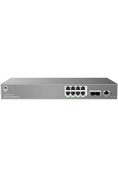 GRANDSTREAM Switch GWN 7801P PRO POE 8GE 2xSFP 2,5GB/s zarzƒÖdzalny switch L2++