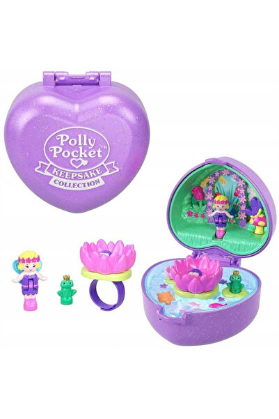 Mattel Games Polly Pocket Setul Inimioară cu pietre prețioase