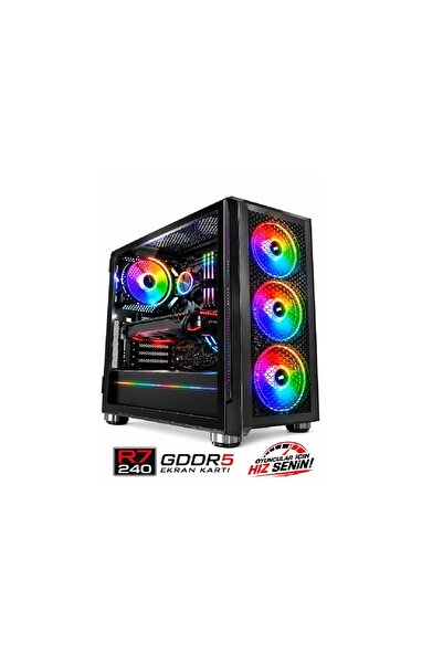 Midcom J-TECH EntryX i5 2300 16GB RAM 256GB SSD GDDR5 R7240 4GB Gaming Oyuncu...