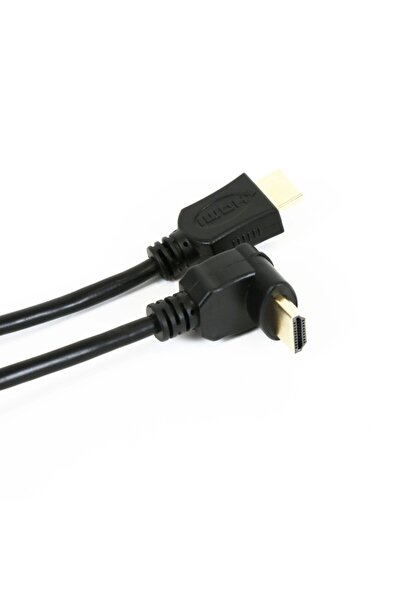 Omega Cablu HDMI auriu unghiular 1.4 4K 5M negru [41854]