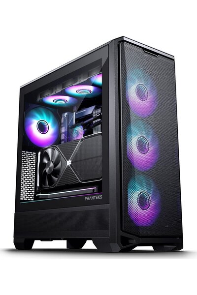 Phanteks Eclipse G400A PC-GehƒÇ¬§use, Midi-Tower, E-ATX, Tempered Glass, D-RG...