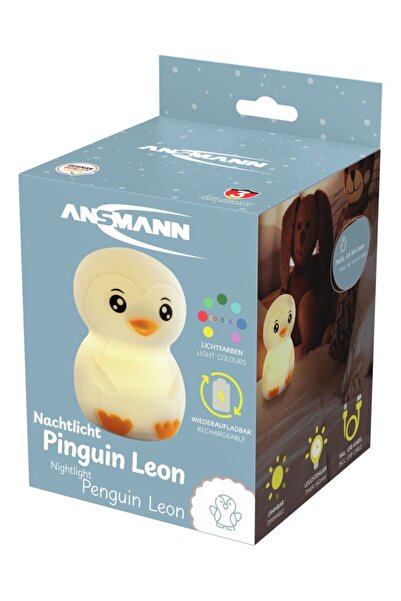 ANSMANN Lampă de veghe din silicon în formă de pinguin 0.2W