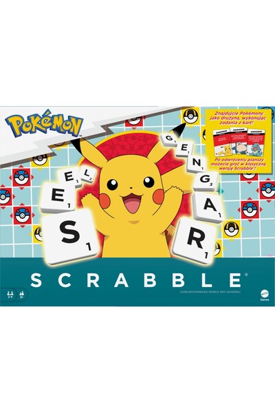 Mattel Games Scrabble Pokemon