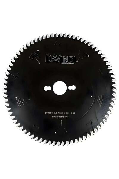 ALAVAN DaVinci 250x3,2x30mm 80 BLACK diş Trapez MDF & Laminant & Sunta Tester...