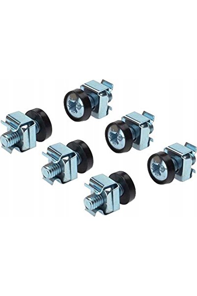 PremiumCord Sada mont√ ° ≈æn√≠ do racku ,4x ≈ ° roub M6, 4x piuliță, 4x plast...