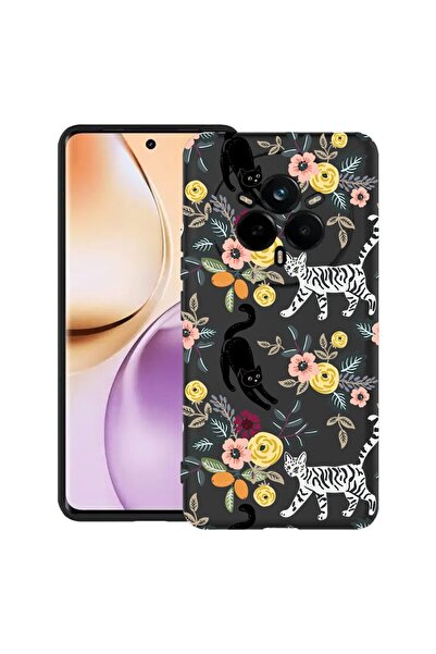 bestcase Husă pentru Realme 14 Pro Plus 5G, Model cu pisici, Silicon subțire ...