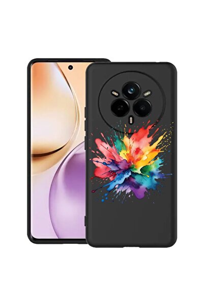 bestcase Θήκη για Realme 14 Pro Plus 5G, Color Splash, Λεπτή σιλικόνη 0.8MM, ...