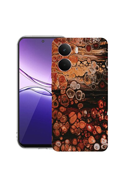 bestcase ¬Æ Husa pentru Realme P3 cu Design Wood Pattern, Clear Slim Silicon,...
