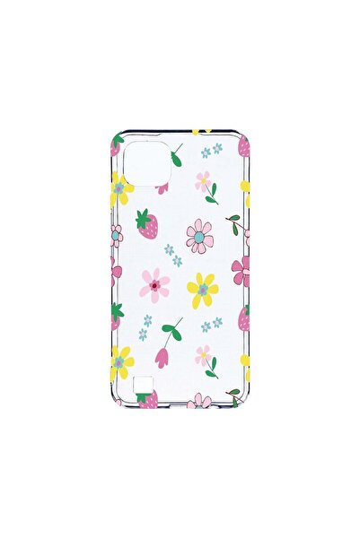bestcase Husa BestCase¬Æ Clear Silicon 2MM, Compatibila Cu Realme C20, Flower...