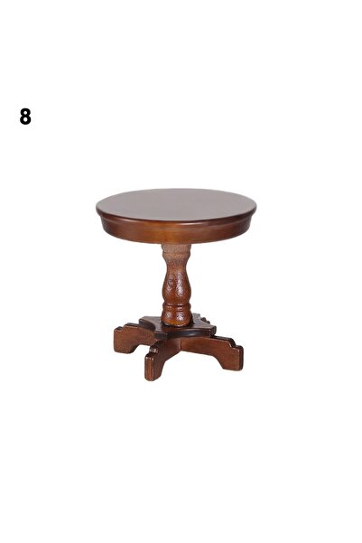 Choice 8 9 Styles 1/12 Dollhouse Miniature Mini Wooden Table Coffee Table Sim...
