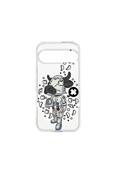 bestcase ¬Æ Husa Clear Silicon 2MM, Compatibila Cu Google Pixel 9, Cow Astron...
