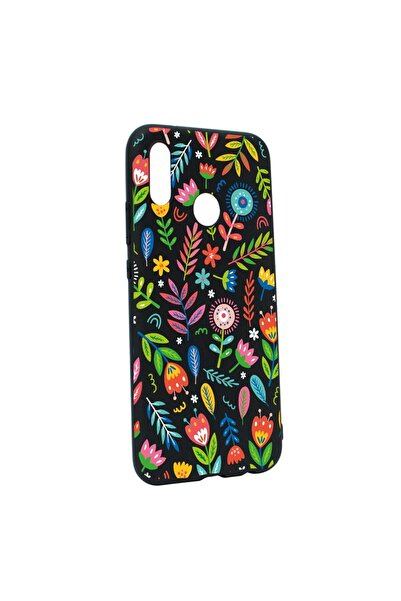 bestcase Husa Silicon Compatibila Cu Huawei P20 Lite, Happy Flowers, rezisten...