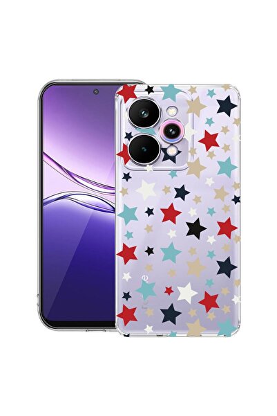 bestcase ¬Æ Husa Clear Slim Silicon Compatibila cu Realme 15 / 15 Pro, Stars,...