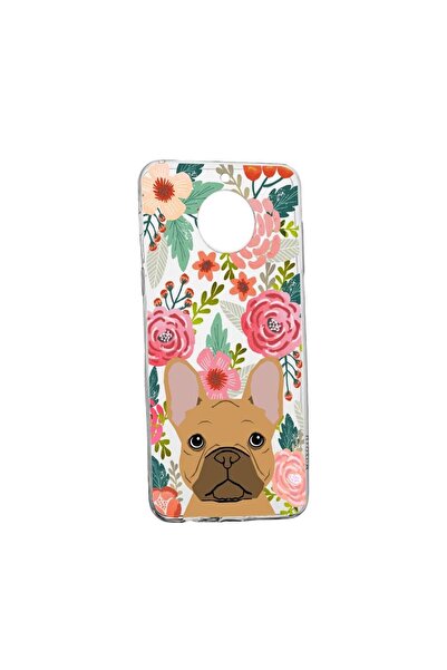 bestcase Husa Dog and Flowers, pentru Nokia 3.4, rezistenta la uzura, anti-al...