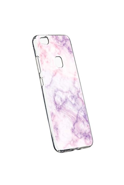 bestcase Husa Silicon, Transparent, Slim, Marble, 129, Huawei P10 LITE