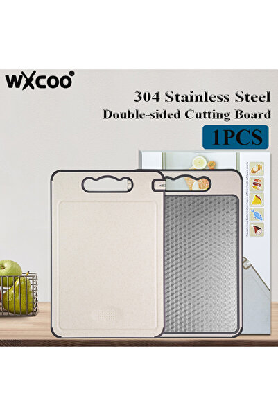 Choice4 b-1pcs Stainless Steel Cutting Board for Kitchen Food-Grade Diamond-P...