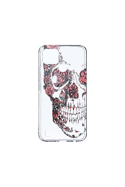 bestcase Husa BestCase¬Æ Clear Silicon 2MM, Compatibila Cu Realme C21, Skull,...