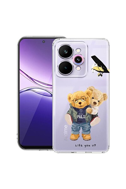 bestcase ¬Æ Husa Clear Slim Silicon Compatibila cu Realme 15 / 15 Pro, Teddy ...
