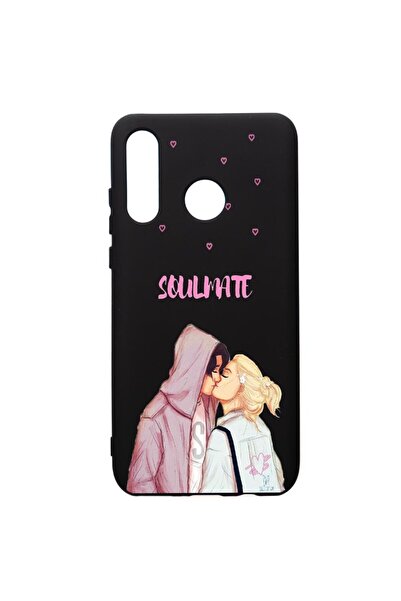 bestcase Husa de protectie Huawei P30 Lite, Happy Flowers, silicon, cu interi...