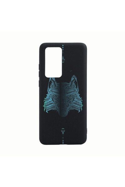 bestcase Husa Huawei P40, Wolf, rezistenta la uzura, anti-alunecare, din sili...