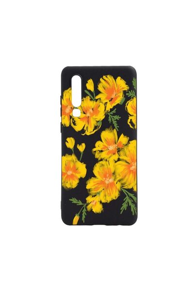 bestcase Husa Huawei P30, Flori tropicale, rezistenta la uzura, anti-alunecar...