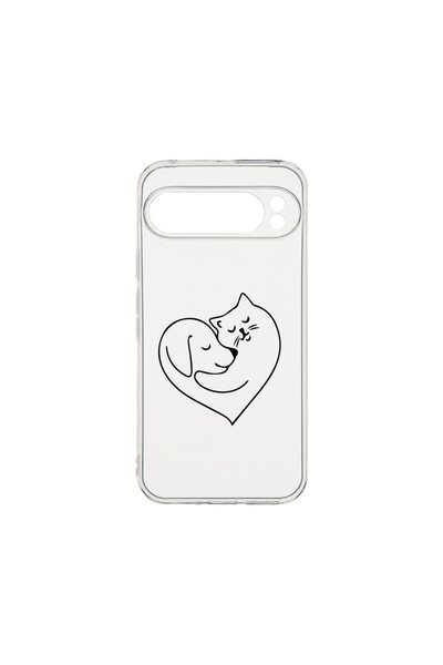 bestcase Husă transparentă din silicon de 2MM, compatibilă cu Google Pixel 9 ...