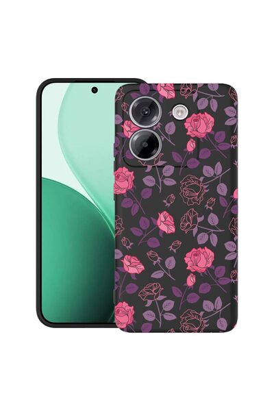 bestcase Υπέρλεπτη Θήκη TPU Συμβατή με Poco M7 Pro 5G, με Σχέδιο Τριαντάφυλλο...