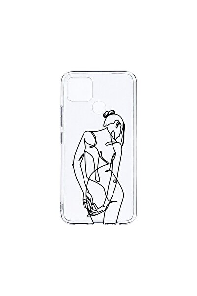 bestcase Διαφανής Θήκη Σιλικόνης 2MM, Συμβατή με Realme 7i, Woman Lineart, Αν...
