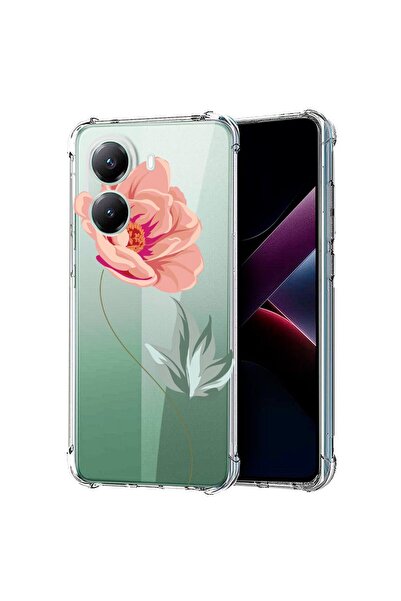 bestcase Съвместим калъф за Poco X7 Pro 5G, Удароустойчив 1.5ММ, Розов, Защит...