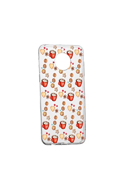 bestcase Силиконов калъф, съвместим с Nokia C30, Сладкиши и кафе, устойчив на...
